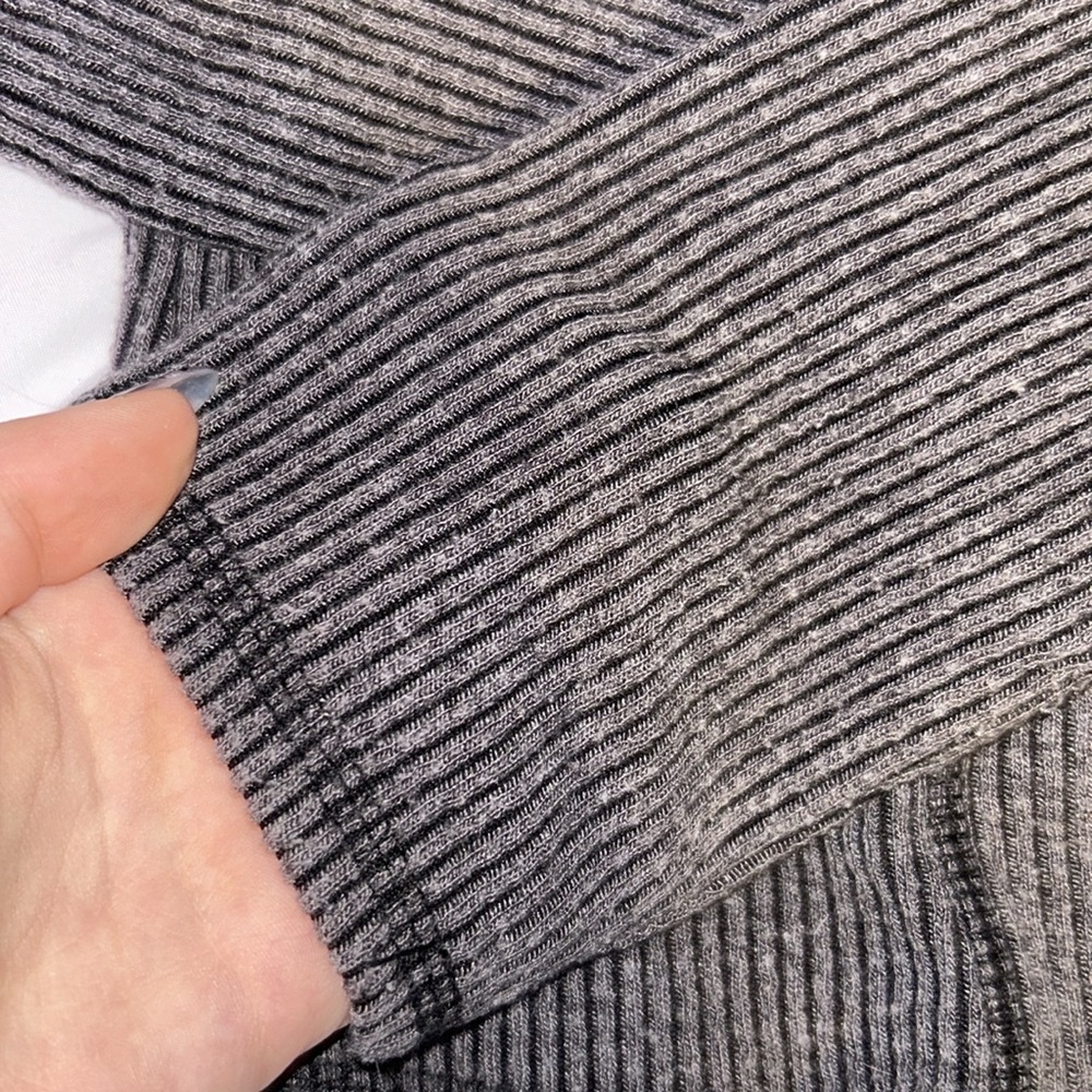 Black Ribbed Sweater - Picture 2 of 3